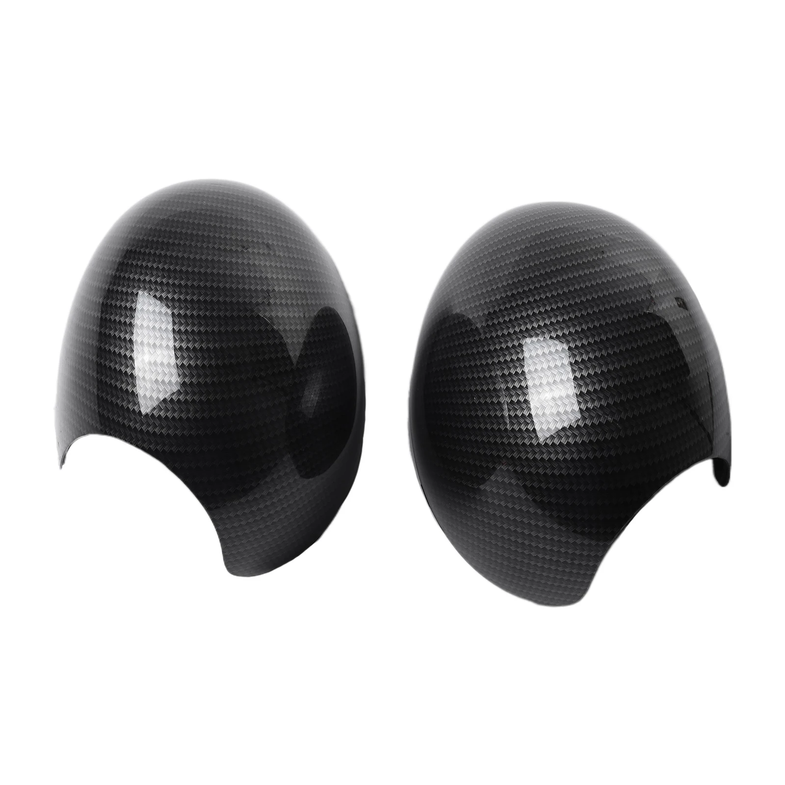 

Rearview Mirror Cap Side Mirror Cover 1 Pair 51162754913 Carbon Fiber Exterior 51162754914 ABS Plastic Black Car Accessories