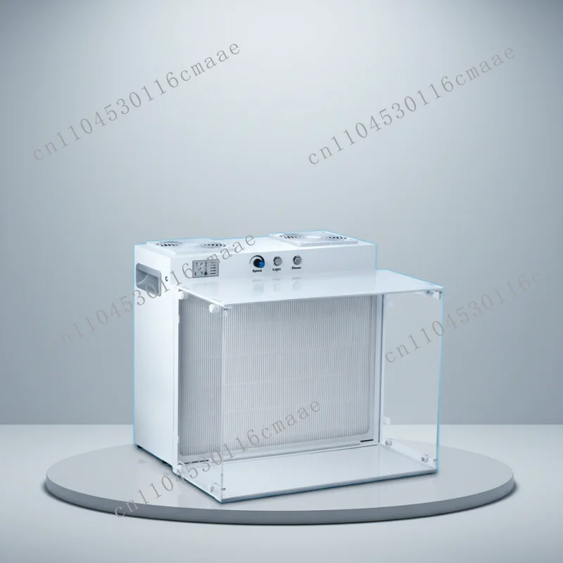 Laminar Flow Hood H13 HEPA Filter 99.95% Efficient, Metal Cleaning Bench, Mushroom Tissue Culture Laboratory, Household