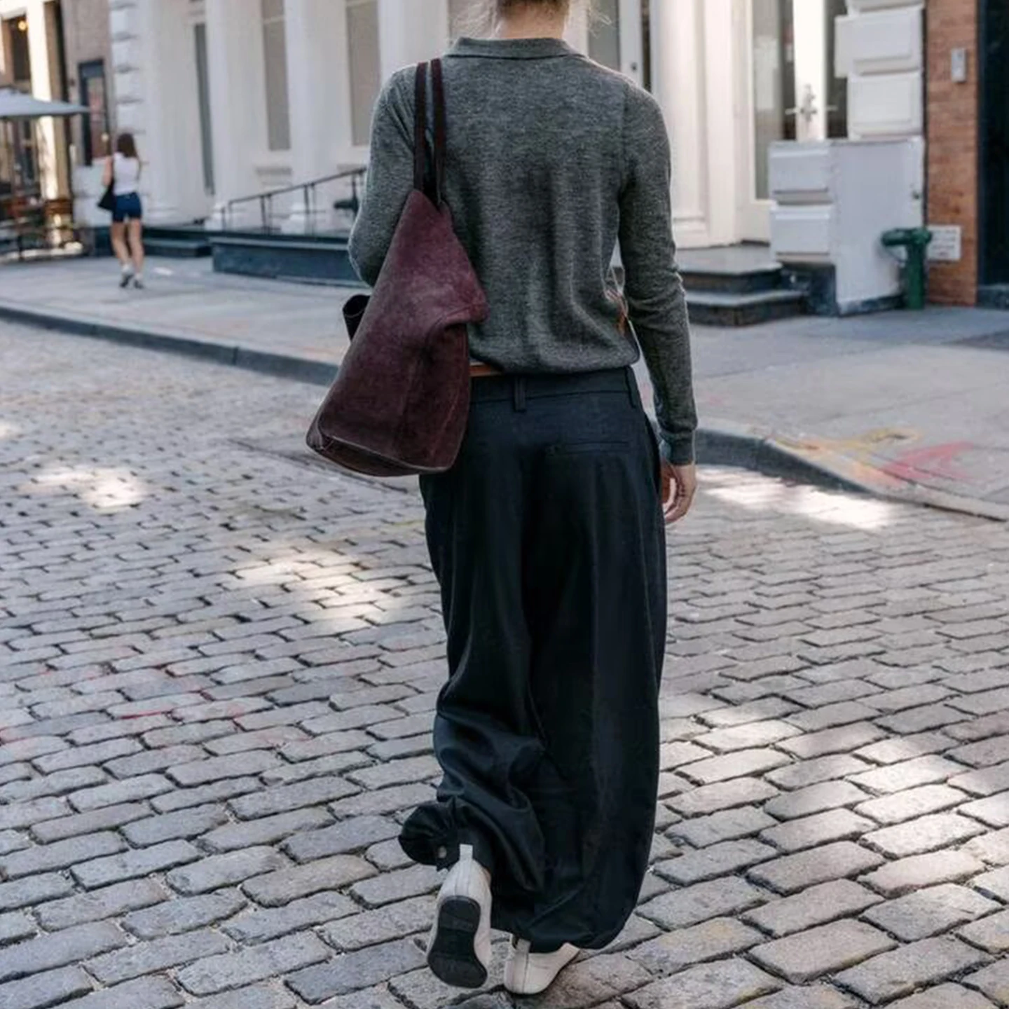 Z Faion Knitted Diamond IRT 2025, New Sle European Sle Long Sve Ort Länge Flip Collar Top für Damen