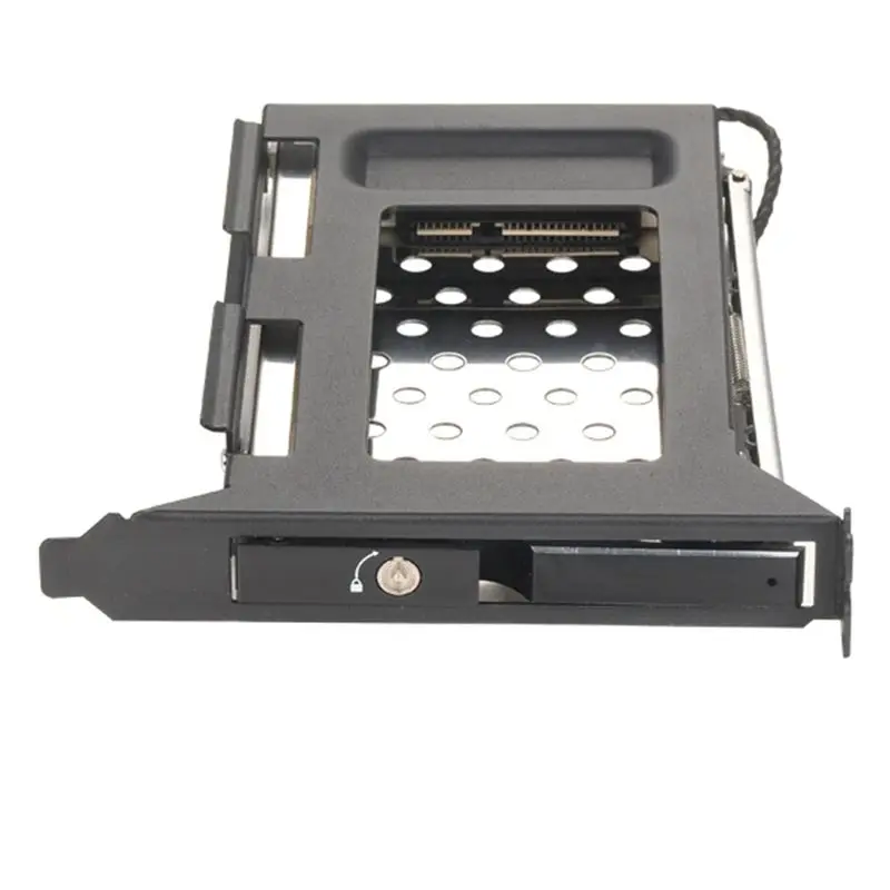 

A23F-Aluminum Alloy PCI Slot Mobile Rack Support 2.5 Inch SATA HDD SSD For PC Expansion Slot SATA3 6Gbps Connector Hotswap