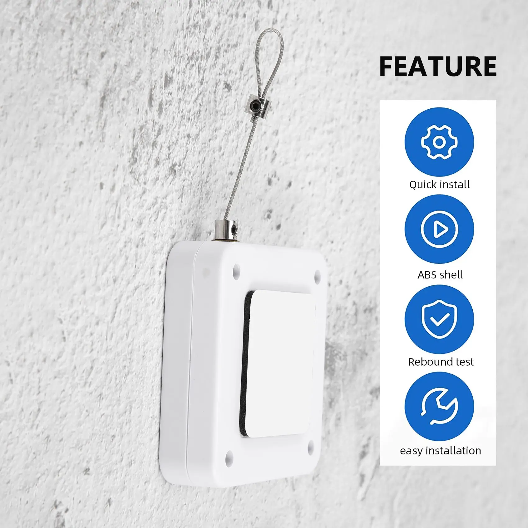 Punch-Free Automatic Sensor Door Closer Automatically Close For All Doors