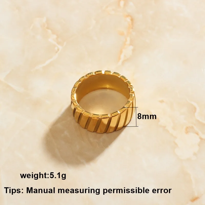 SOMMAR Newest Gold Plated Neutral Joint Knuckle Rings Bevel Pattern All-match Ring Jewelry on the neck fine fashion jewelry