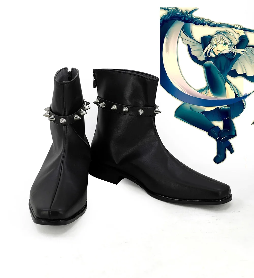 

Lord El-Melloi II Case Files Gray Gurei Cosplay Boots Black Shoes Custom Made