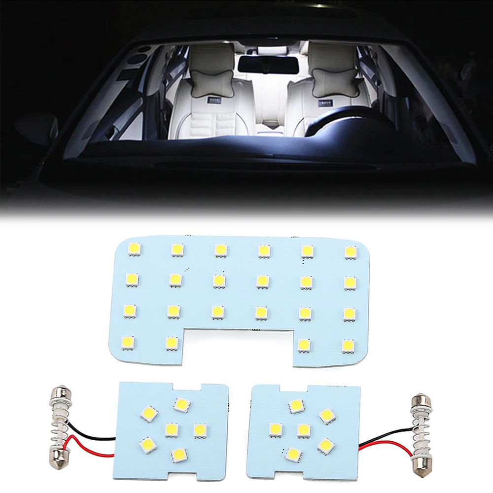 for KIA RIO K2 2006-2017 Hyundai Solaris Accent Interior Lights Dome Map Roof LED Lamps Reading Lamp Trunk Canbus Bulbs Panel