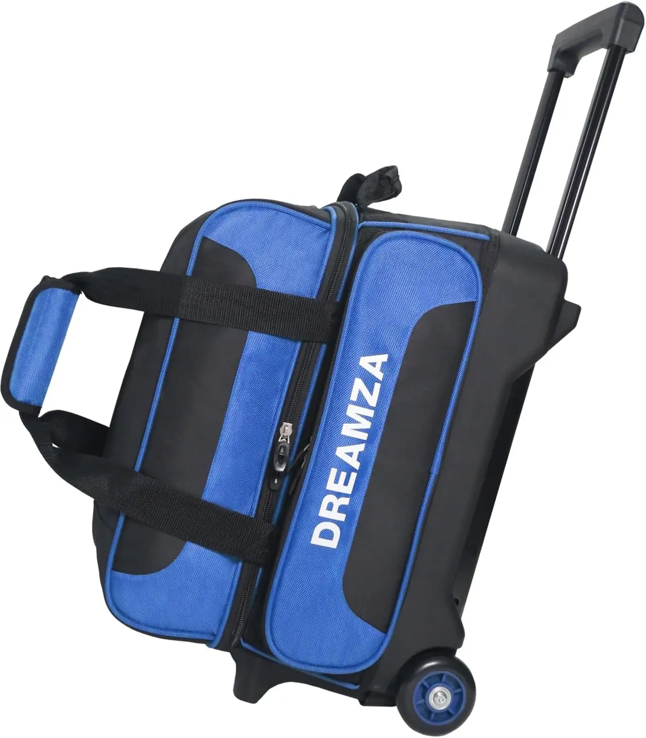 

2 Ball Bowling Bag with Wheels, Double Bowling Ball Bag 2 Ball Roller w/Separate Compartment for