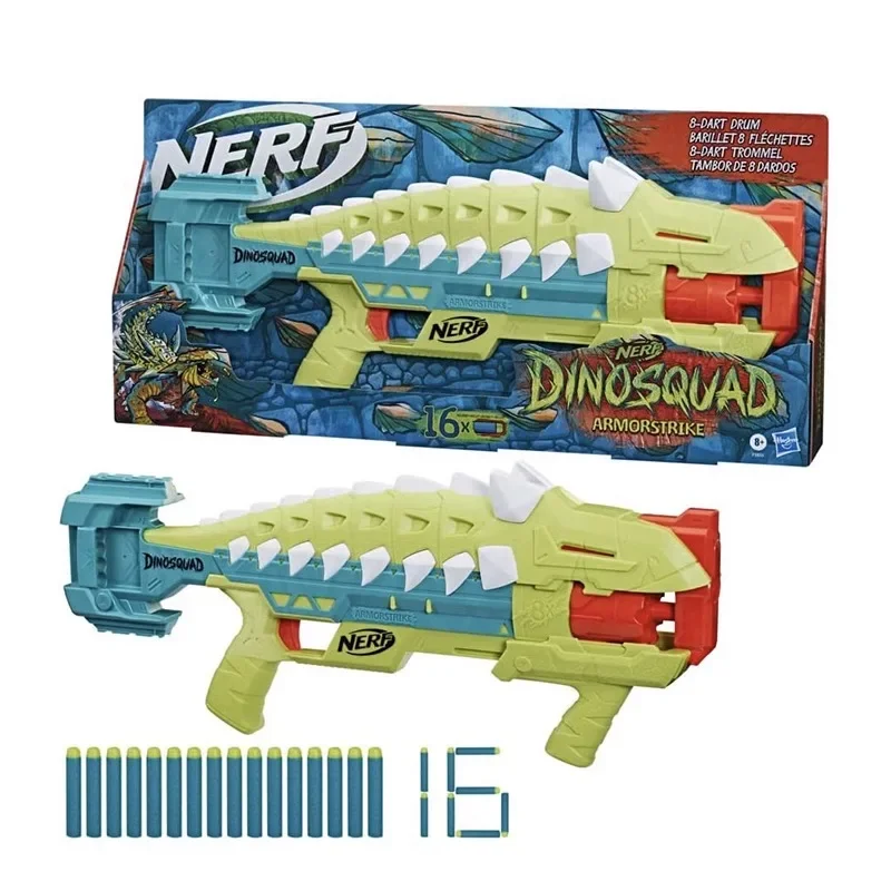 Hasbro Heat Nerf DinoSquad Dinosaur Squad Dinosaur Armor Orange Machine Do Model Gift Back To School Anime Mother Kids Toys