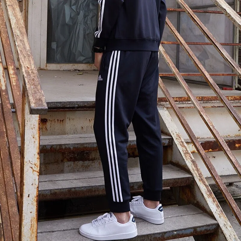Adidas Fashion Knitted Long Pants, Classic Three - stripes, Suitable for Diverse Sports Scenarios