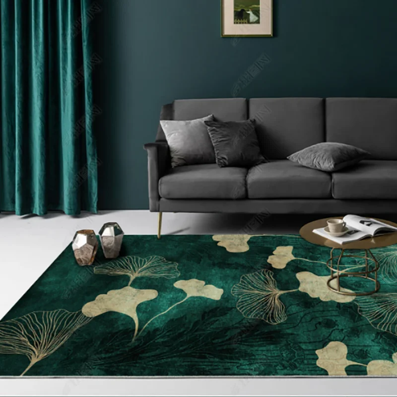 Fresh pastoral living room carpet sofa coffee table blanket dirt-resistant household floor mat ins wind bedroom bedside blanket