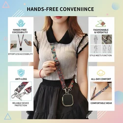 Neck Hanging Necklace Watch Chain Suitable For Apple Watch Strap38/40/41mm42/44/45/46/49mmSports Watch Accessory IwatchS10Ultra2