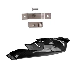 Motorcycle Front Spoiler 100% Carbon Fiber Lower Bottom Belly Pan Panel Cowl Fairing For BMW S1000R 2014 2015 2016