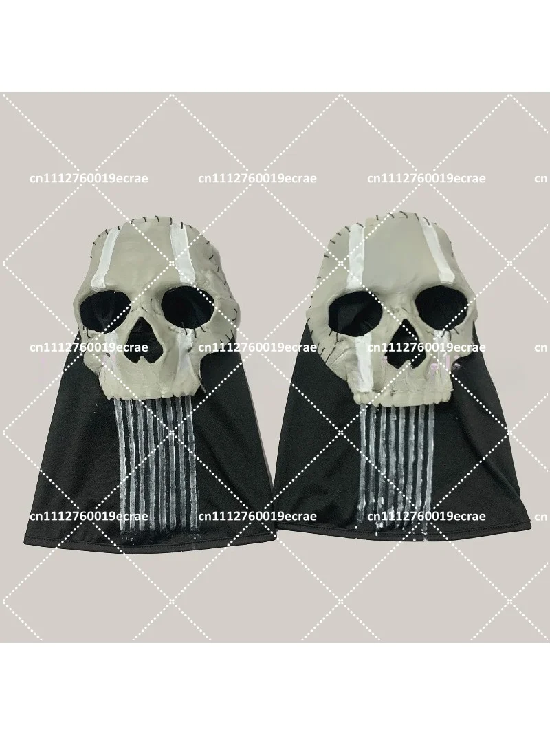 3D Printed Ghost Mask, Halloween Skull Tactical Helmet, Cosplay Prop Accessory
