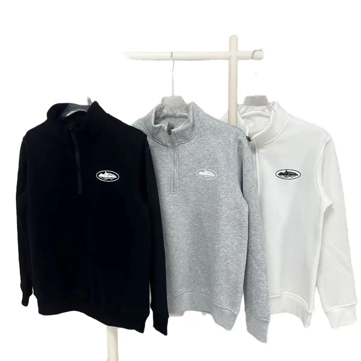 Men's and women's stand up collar fashionable sportswear, outdoor sports jacket hoodie, retro designer clothing, casual trend