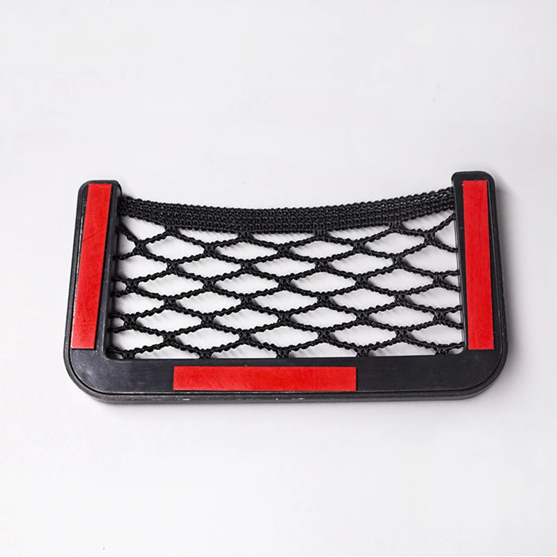 1pc JSNY Car Organizer Mesh Phone Holder 20x8cm 8x15cm Universal