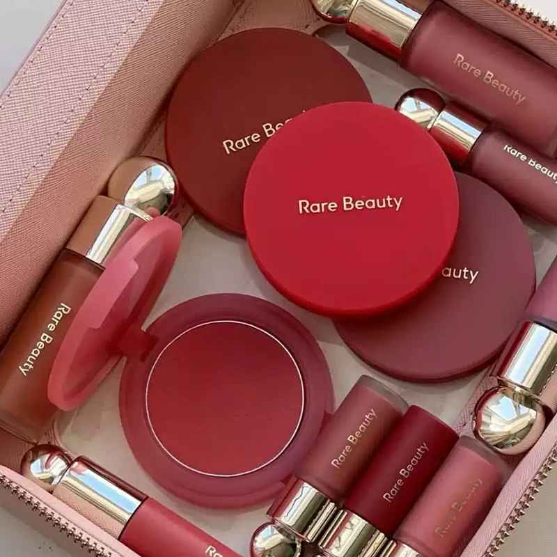 Autumn Rare Beauty Cream‑to‑powder Liquid Blush Mashed‑potato Texture Highlight Mirror Easy‑to‑apply Long‑lasting Blush Cream