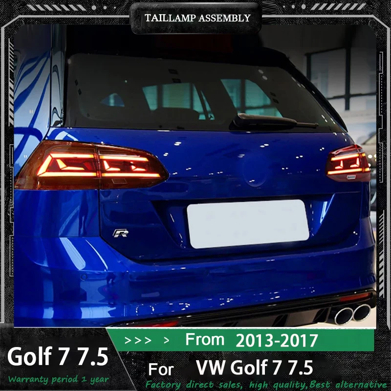 

Car For VW Golf 7 Golf 7.5 Taillight 2013-2020 Upgrade Modified New DRL Dynamic Turn Signal LED Taillight Auto Accessories