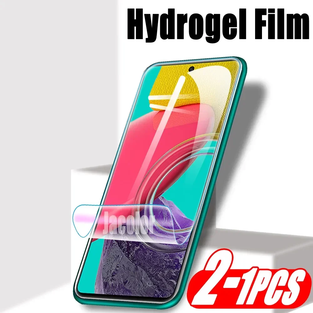 1-2PCS Hydrogel Film For Samsung Galaxy M53 M33 M22 M13 M32 4G M42 5G M12 M 53 33 13 32 12 22 42 Phone Gel Screen Protector 600D