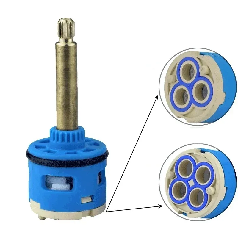 Tap Mixing High Spool Valve Faucet Accessories Ceramic Cartridge Faucet Cartridge Mixer for Kitchen Bath Basin Shower