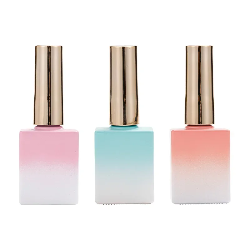 

Wholesale 11.7ml Empty Nail Oil Bottle Gradient Container Nail Gel with Brush Nail Oil Bottle Phototherapy Gel Bottle