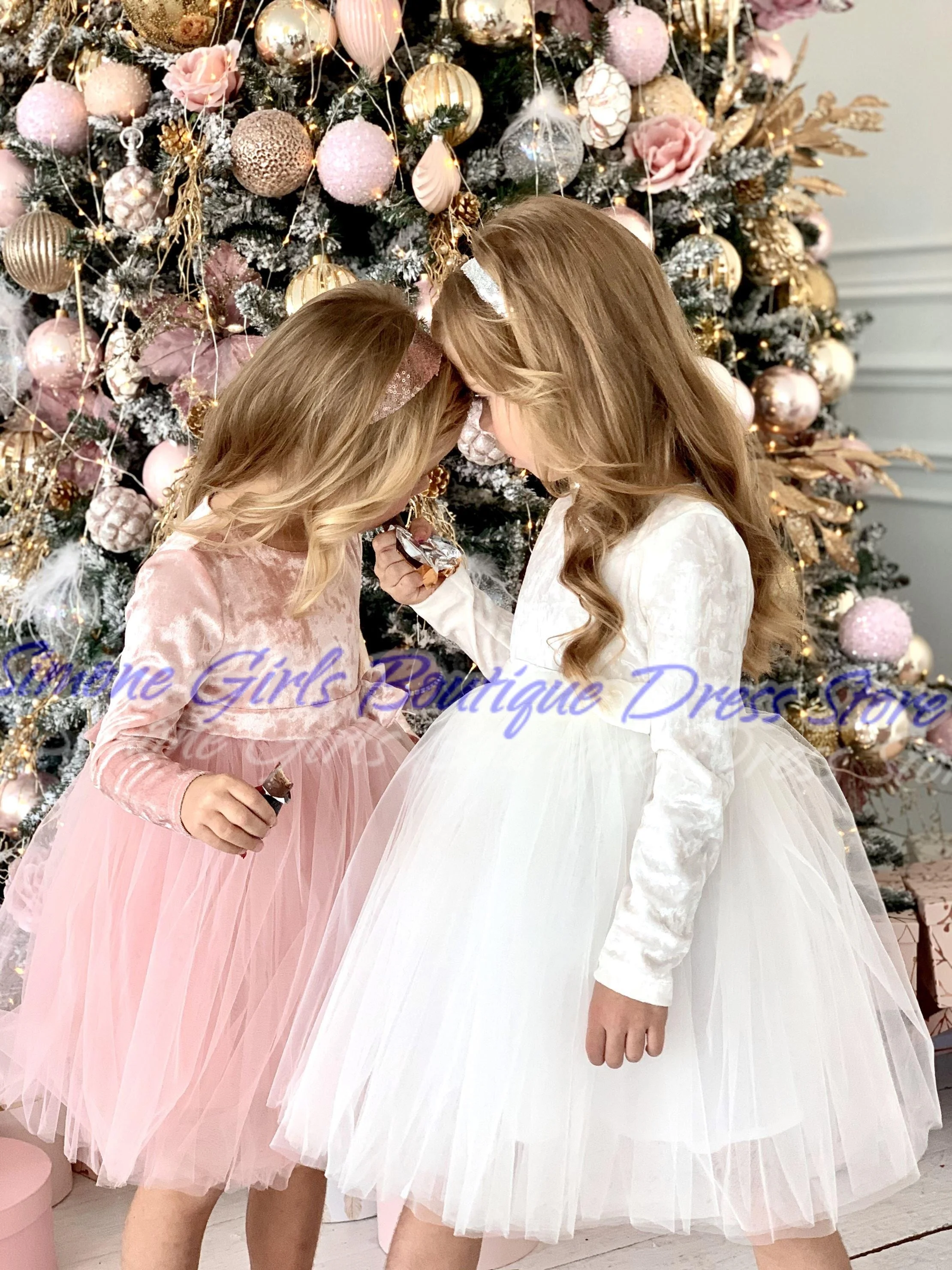 Vestido de menina florido elegante vestido de casamento de menina de veludo com saia de tule para dama de honra e ocasiões especiais natal