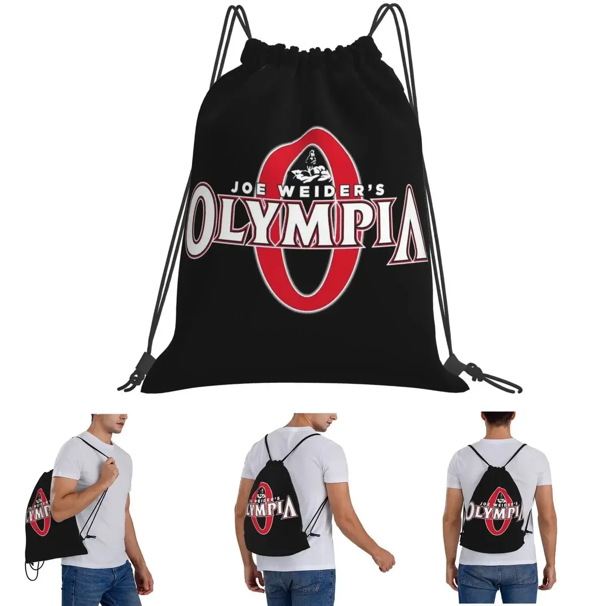 

Мотивационные рюкзаки Future Mr OLYMPIA, повседневные портативные карманные спортивные сумки на шнурке, сумки для книг для мужчин и женщин, школьные