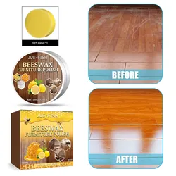 Furniture Polishing Wax Wood Scratch Restorer Floor Polishing Seasoning Beewax Waterproof Furniture Maintenance Wood Repair Wax