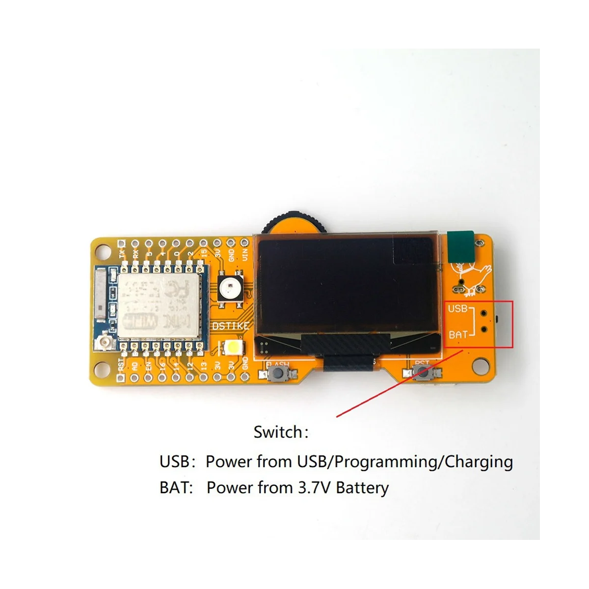 WiFi Deauther Mini V3 ESP8266 with 1.3inch OLED Development Board