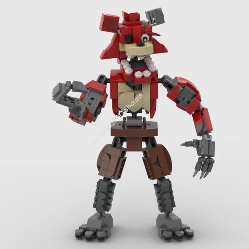 

459pcs MOC Withered Foxy Building Blocks Children Christmas Toy Gift Birthday Toy To Develop Patience And Concentration