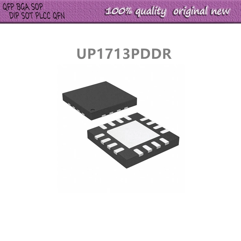2Pcs/Lot  UP1713P UP1713PDDR QFN16