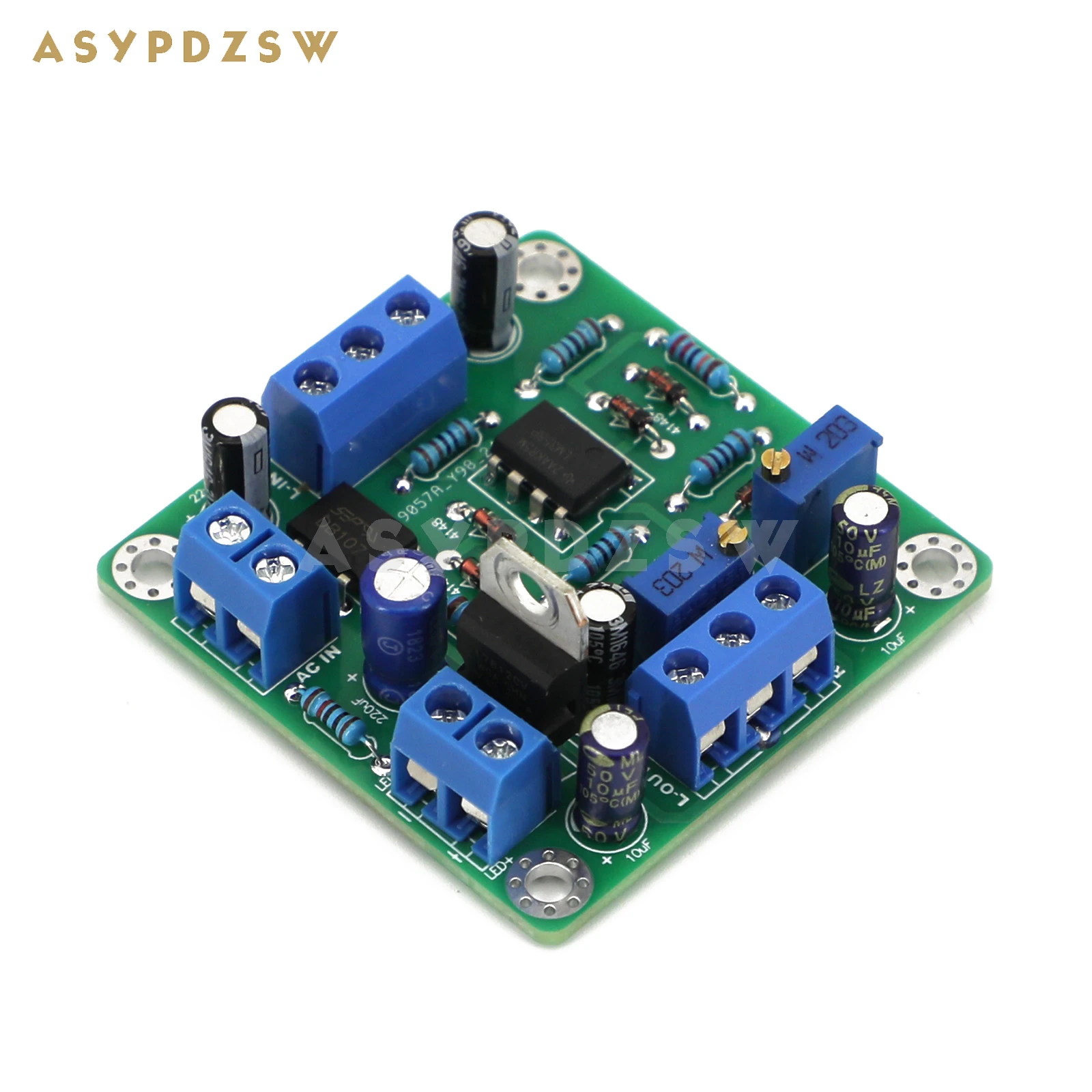 ASYPDZSW VU358 VU Level LM358 Audio Meter driver DIY Kit/Finished board Adjustable sensitivity