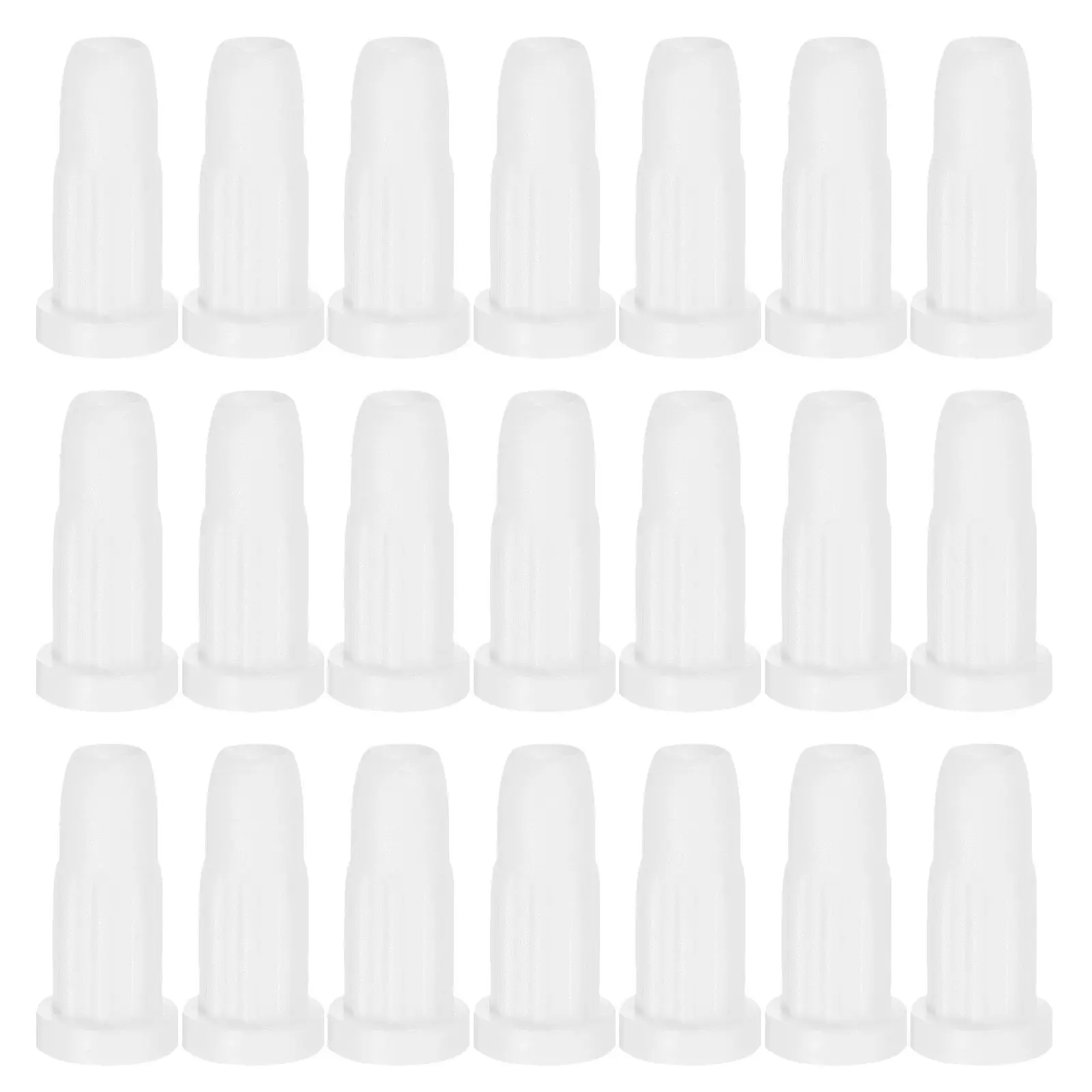 50Pcs Baby Crib Wheel Accessories White 33x16mm Plastic Stem Socket Chair Caster Sleeve Inserts Furniture Stem Socket view 2