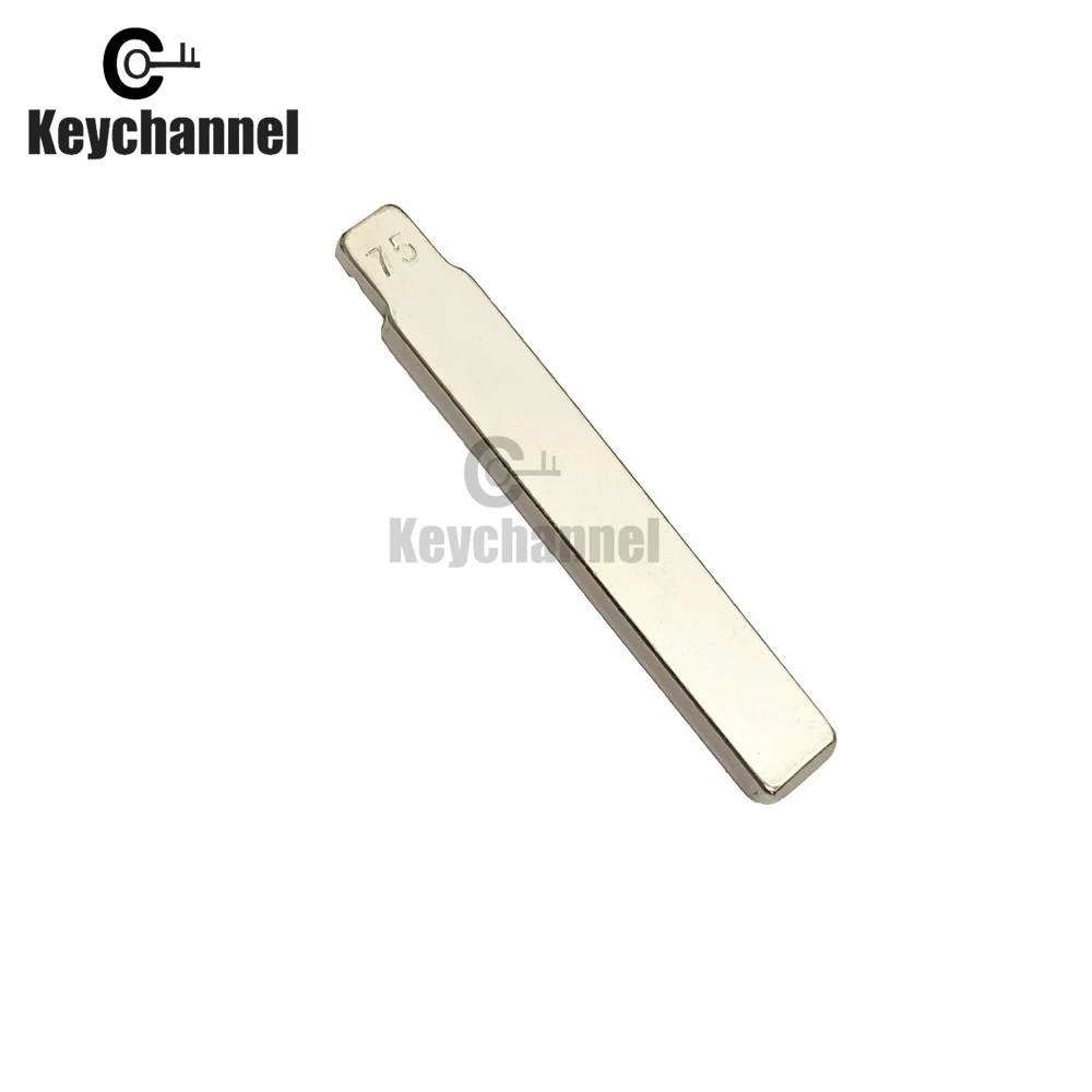 Keychannel 10Pcs/Lot #75 KD Blade For Kia New Sorento K2 4D 70 Chip Remote Blade For KD VVDI Flip Remote Blade Locksmith Tool