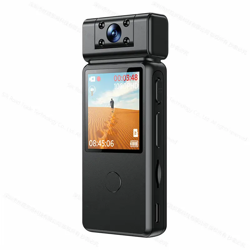 D9 Infrared Digital Voice Audio Video Recorder Minicam Portable Lens Rotatable Camcorder Support 256GB Mini Stealth Clip Camera