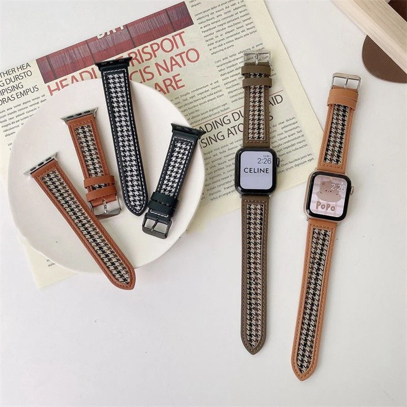 s10 Ethnic patterns strap suitable For Apple Watch Band 38/40/41MM42/44/45/46/49MM Sports Smart Watch Accessories iWatchS9Ultra2