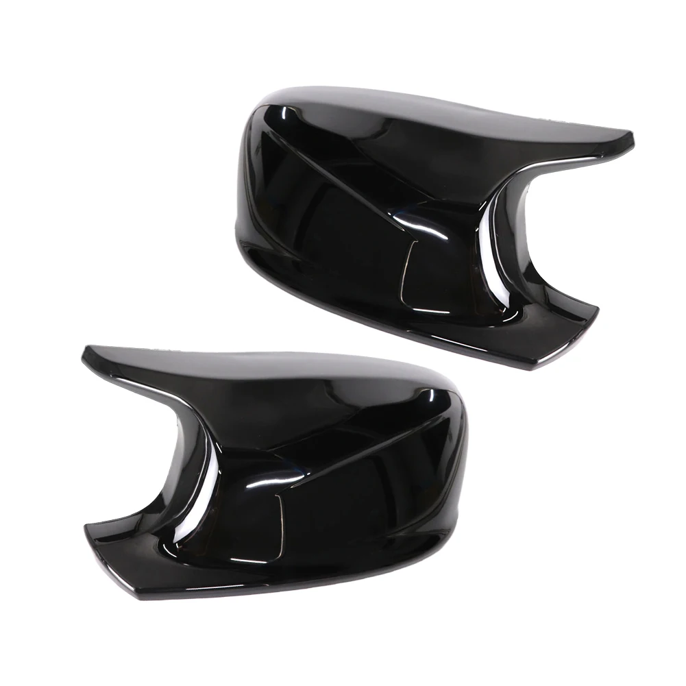 

1 Pair M Style Side Mirror Cover Cap Fit For BMW X1 E84 X3 F25 Pre-LCI 2010-2013 Glossy Black