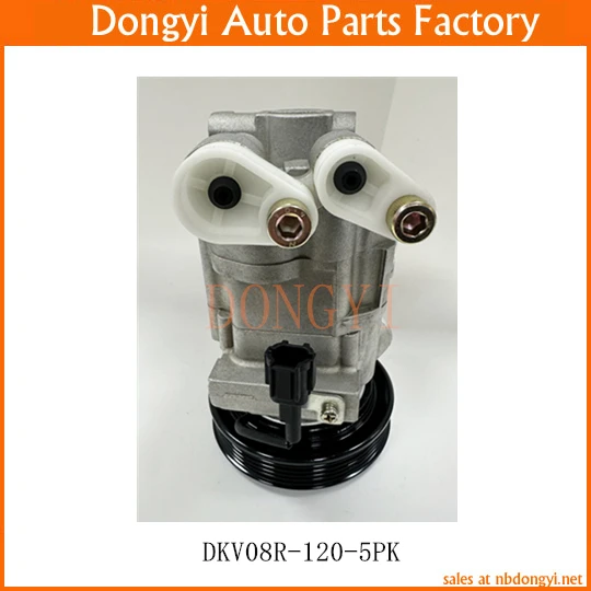 AC Compressor DKV08R-120-5PK DKV08R 120 5PK 92600-AX80A 92600AX80A 506021-6521 506021-6861 946021-7342