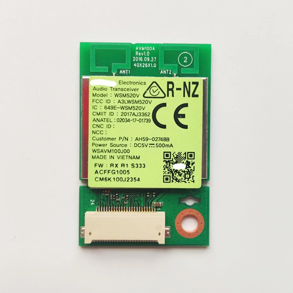 جهاز إرسال واستقبال صوتي إلكتروني ، مكبر صوت بتقنية البلوتوث ، AVM100A ، WSM520V ، ، من من نوع 649e-wsm20v ، 2017AJ3365