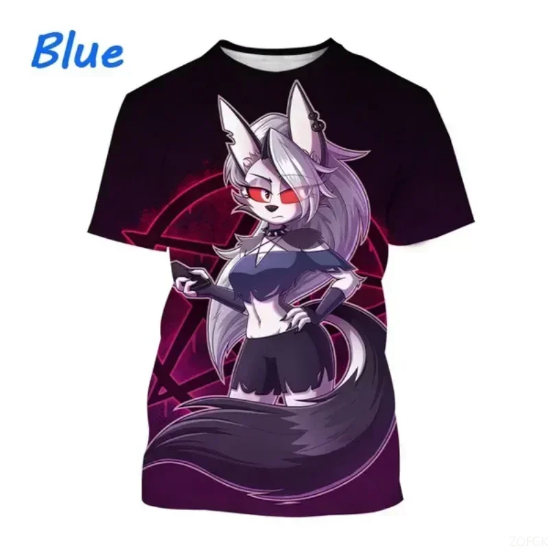 أزياء المرأة الجديدة Hellova Boss 3D مطبوعة قميص الانمي للجنسين تي شيرت Harajuku جولة الرقبة قصيرة الأكمام أعلى