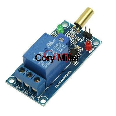 10A 250VAC/30VDC 1 Channel Output Tilt Slant Angle Sensor Relay Module