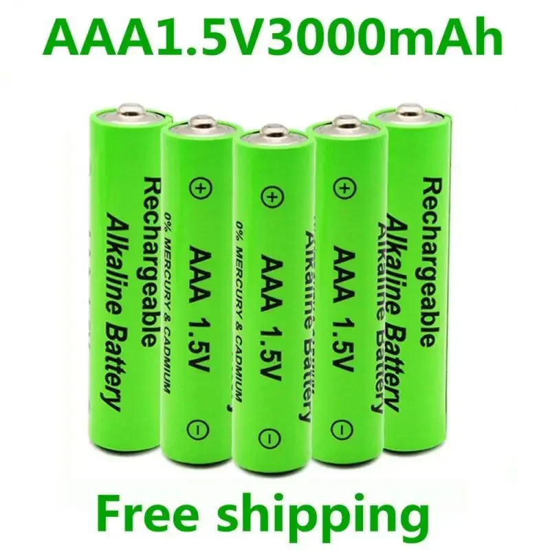 AAA1.5V Battery 3000mAh Rechargeable Battery Lithium Ion 1.5 V AAA Battery For Clocks Mice Computers Toys Replace Ni-Mh Battery