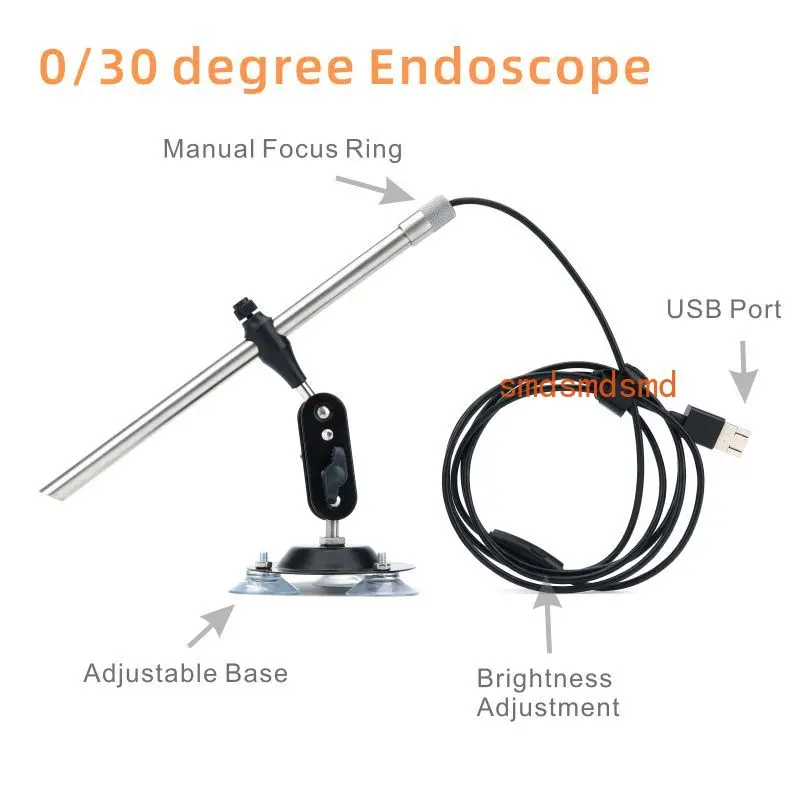 1080P 0  & 30 Degree Simulated Laparoscope Trainer Camera With  LED Light Laparoscopic Training Endoscope Simulator Box