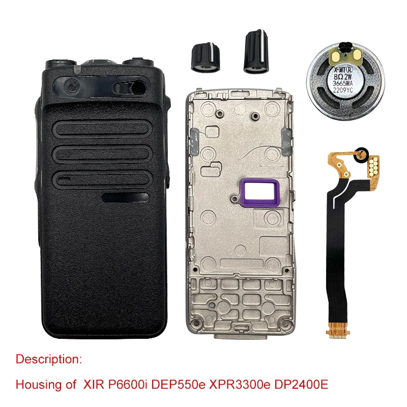 PMLN5811A Casing Repair Parts Front Housing for Motorola XIR P6600i DEP550e XPR3300e DP2400E Two Way Radios