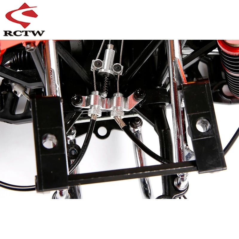 CNC Achterwiel Lijn Draad Remsysteem Set voor 1/5 Schaal Rc Auto HPI Rofun Rovan Baja 5B 5T 5SC SS KM 2.0 Truck Reserve Upgrade Deel