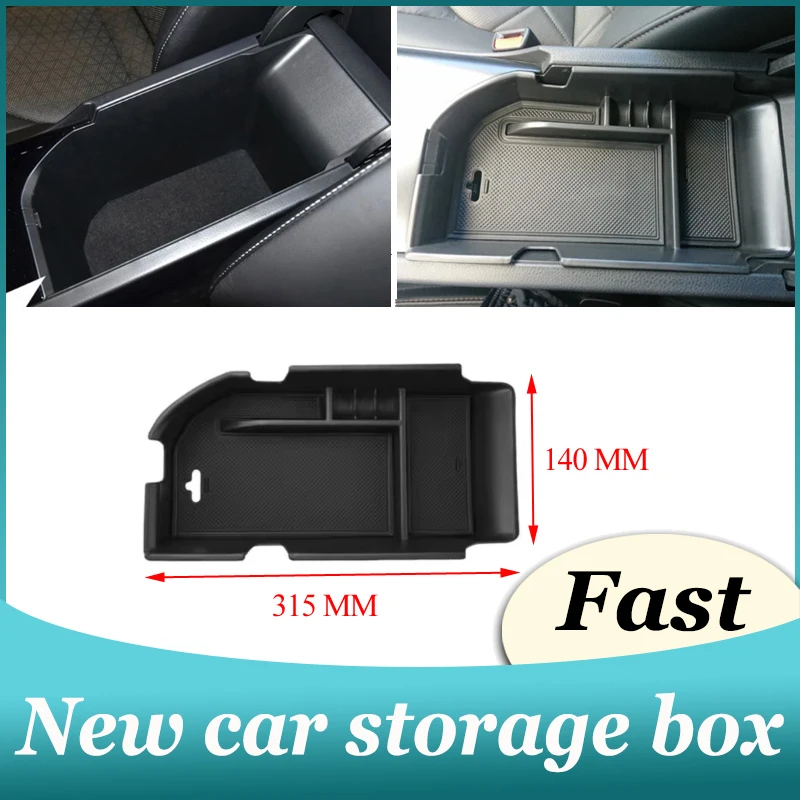 For Toyota Camry 2018 2019 2020 2021 2022 2023 2024 Car Armrest Storage Box Center Console Organizer Tray Pallet Holder