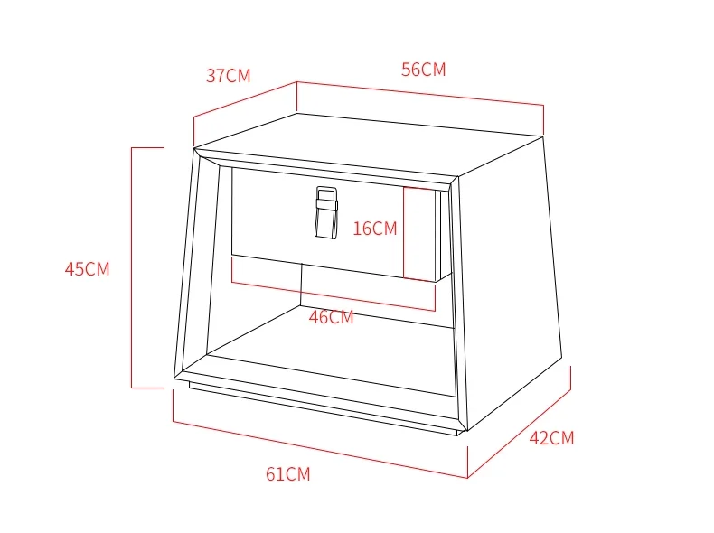 Mesa de cabeceira de móveis de luxo mesa de cabeceira de mármore de alta qualidade