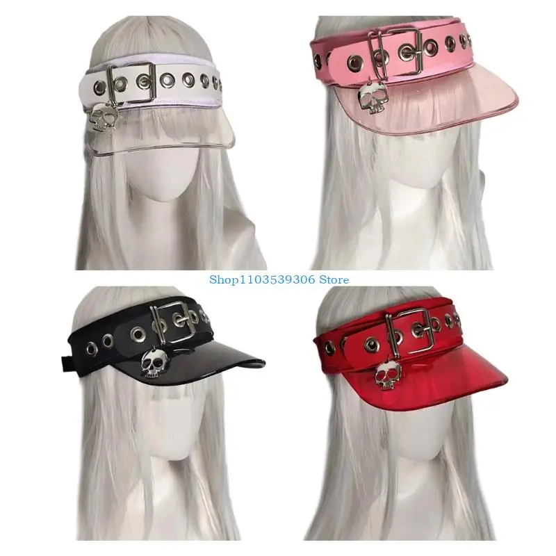 

400A Skull Baseball Hat Breathable Polyester Adjustable Strap Unisex Daily Outfit