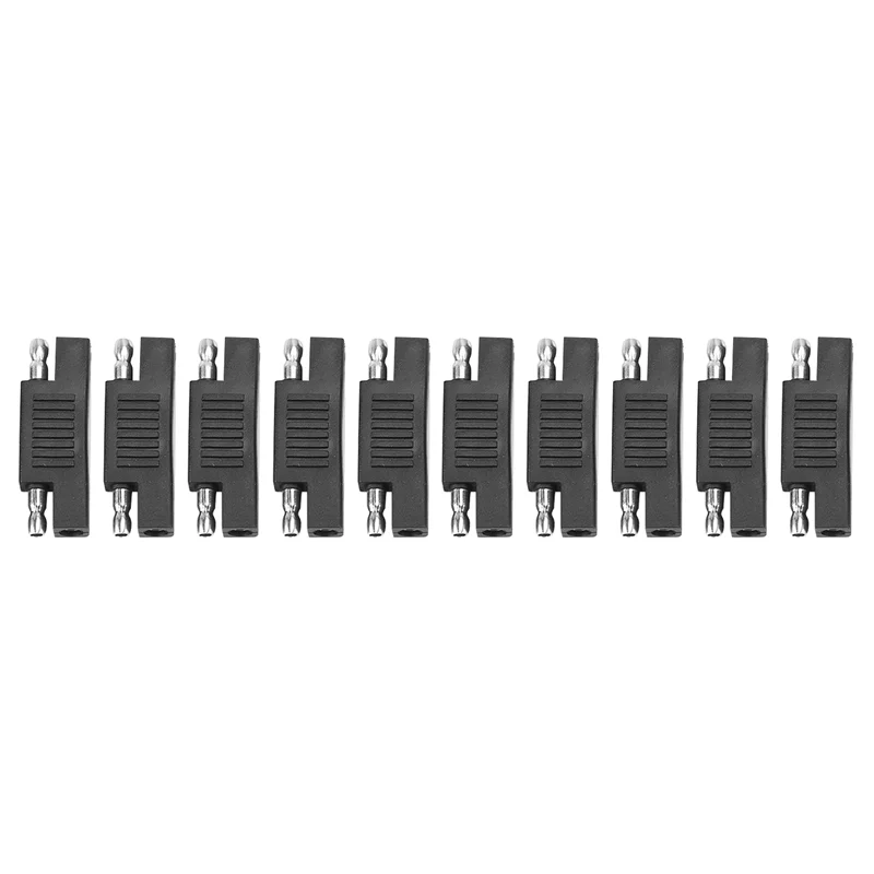 10 Pcs 12/24V Solar SAE Polarity Reverse Adapter Connectors for Quick Disconnect Extension Cable Solar Panel Battery