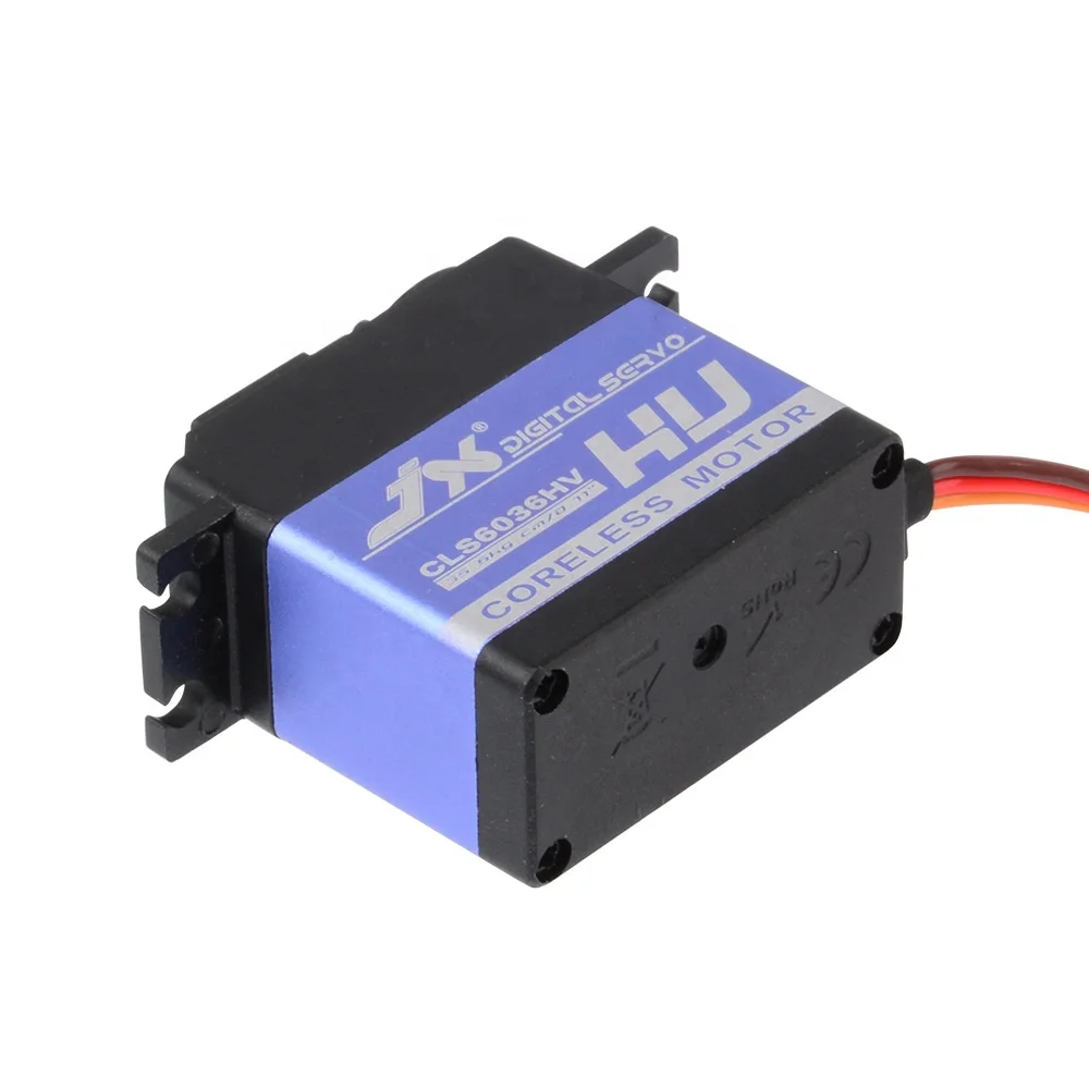 JX Servo CLS6036HV 36KG, servo numérique à couple élevé, coque en aluminium, engrenage métallique, moteurs sans noyau pour pièces d'avion hélicoptère RC