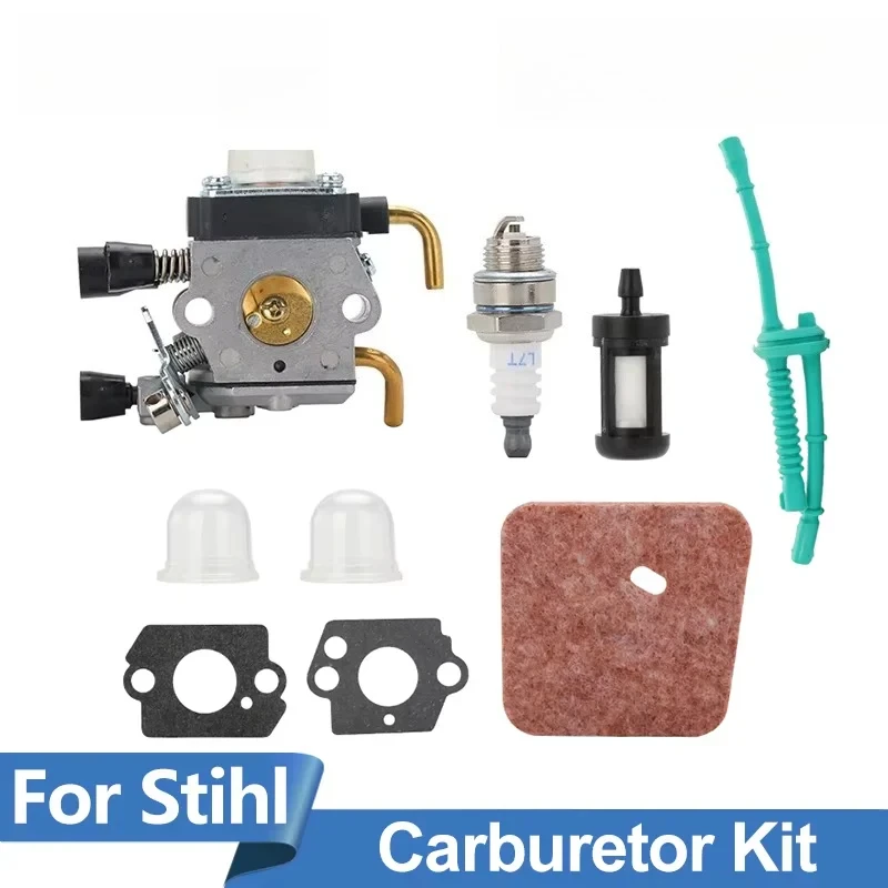 XCAN Carburetor Kit for Stihl KM55 FS55R FS55RC HL45 KM55R FS38 FS55 String Trimmer Weed Eater with Air Filter Line Gasket Carb