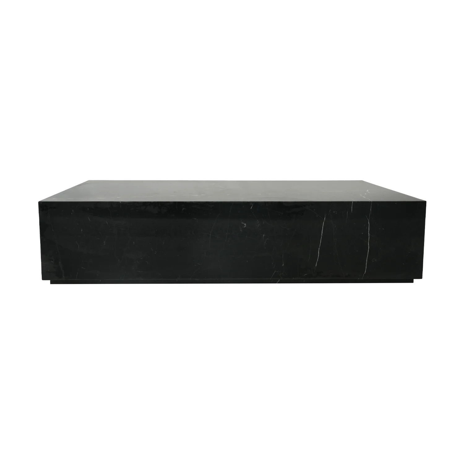 # Enhance Living Space With Modern Black Marble Base Coffee Table
