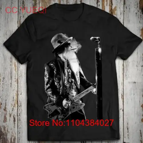 ZZ Top Billy Gibbons Eliminator Afterburner Men's T Shirt Regular Size Cotton shir long or short sleeves